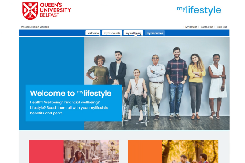 Image shows a screenshot of the MyLifestyle Hub website